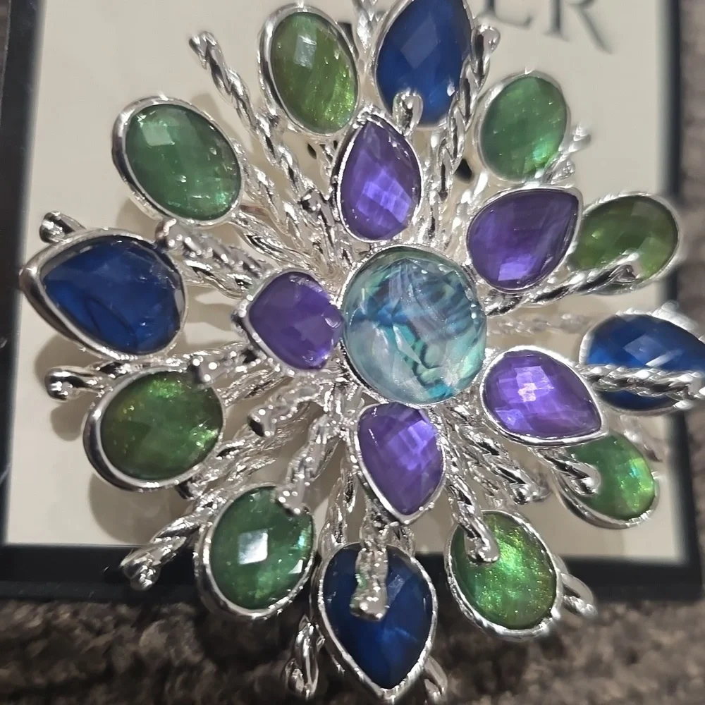 NAPIER BRAND FASHION JEWELRY FANCY PURPLE 